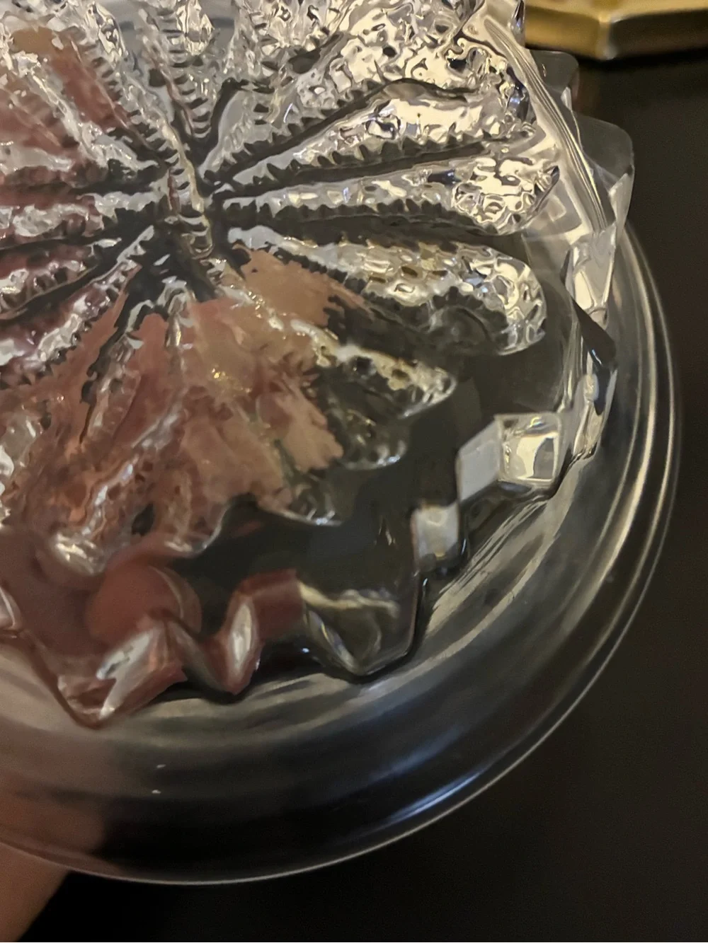 Hadeland Norway Nautilus Art Glass Bowl | Scandinavian Decor Quiet Luxury